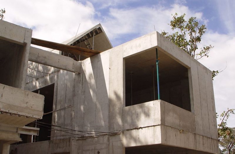 Concrete home construction